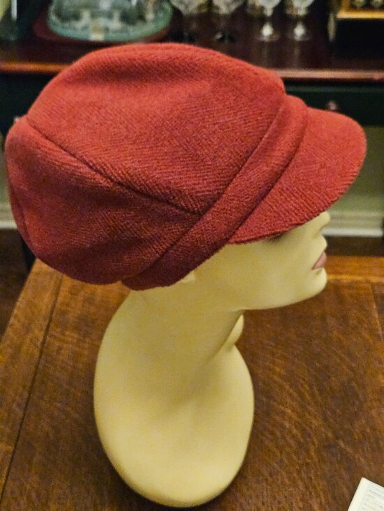 Vintage Women\'s Burberry Newsboy Hat. 100% Wool Size Medium main image 5